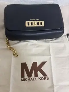 【希少/廃盤】MICHAEL KORS チェーンショルダーバッグ ブラック 黒