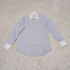 タケオキクチ　日本製　クレリックシャツ　オルタネイトストライプ　サイズ2