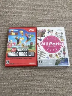 【Wii】ま-6 ソフト　セット　Newスーパーマリオ　Wiiパーティ まとめ
