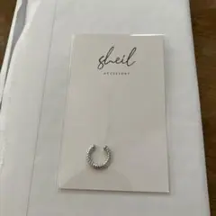 sheil シルバー リブデザイン イヤーカフ