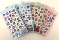 ぷっくりシール　立体シール　３Dシール　たまごっち　4枚セット　②