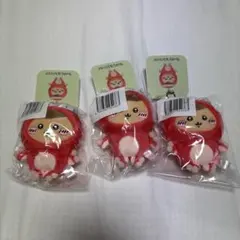 【新品・未開封】くりまんじゅう ちいかわ たこイカくじD賞 マスコット3個セット