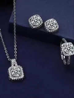 高級ジュエリーセット　ネックレス、イヤリング & リングセット