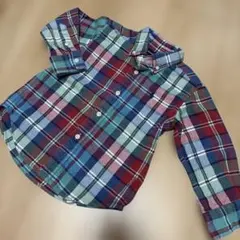 Ralph Lauren チェック柄 ボタンダウンシャツ