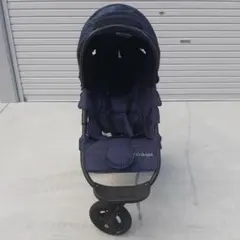 AirBuggy ネイビー ベビーカー+レインカバー