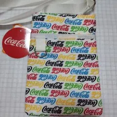 ショルダーバッグコカコーラ柄