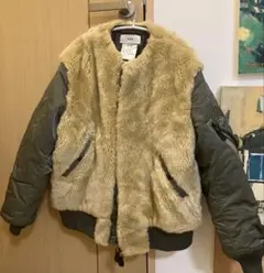 HYKE FAUX SHEARLING MA-1 初期型 17222 サイズ1