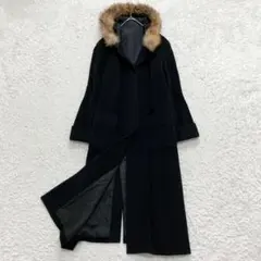 未使用級！EPOCA アンゴラ　羊毛　ミンクファー　ロングコート　マキシ丈 未使用級！EPOCA アンゴラ 羊毛 ミンクファー ロングコート マキシ丈