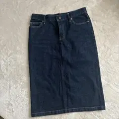 Lサイズ 良品計画デニムタイトスカートのサムネイル
