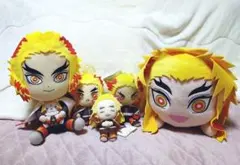 【鬼滅の刃】煉獄杏寿郎 ぬいぐるみ 5点セット