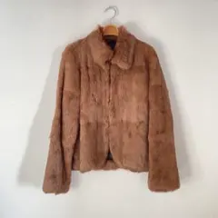 古着 ISSUE イシュー フェイクファー ジャケット コート ボリューム 
