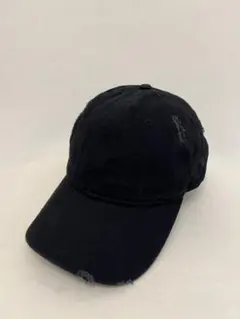 【NEW ERA】ダメージ加工 ブラック キャップのサムネイル