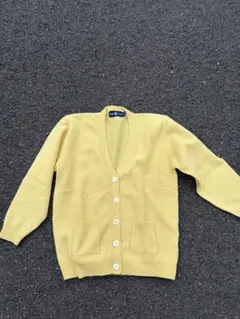 90s　Ralph Lauren ラルフローレン　イエロー　カーディガン