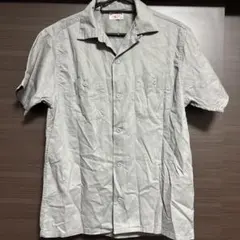 半袖　開襟シャツ　オープンカラー　ビンテージ　50's 60's