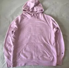 US古着 Champion チャンピオン　ピンク パーカー フーディー