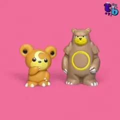 モンコレ　ヒメグマ　リングマ ヒメグマ リングマ ポケモン フィギュア モンコレ TOMY レア