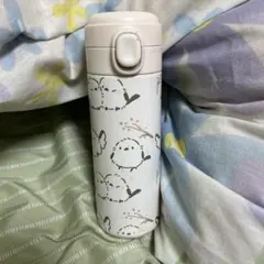 シマエナガ柄 ステンレス水筒のサムネイル