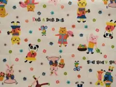 動物キャラクターコットン生地 約59cm×112cm