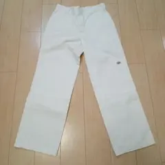 Dickies　ダブルニーホワイトパンツ　Loose Fit