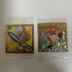 ワンピース 大海賊シール ウエハース LOG.11 ナミ　イナズマ ２点セット