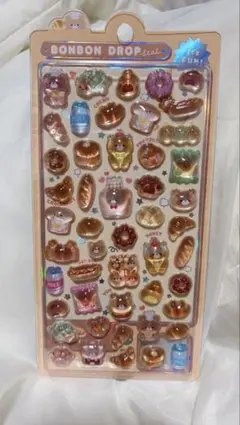 【正規品】ボンボンドロップシール　ほかほかボンボン　パン　ベーカリーくま
