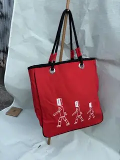 可愛い希少　非売品カンペール キャンバストートバッグ　CAMPER 赤