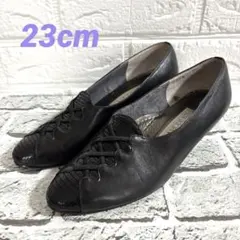 MODE NINE✨ブラック レースアップ パンプス　23cm