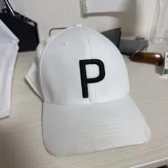PUMA ホワイトキャップ Pロゴ