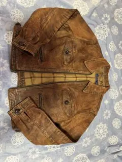 Polo Ralph Lauren ブラウンレザージャケット M