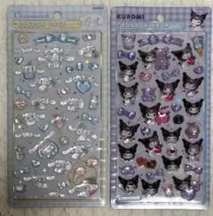 【新品未使用】シナモロール＆クロミ ボンボンドロップシール　うるちゅるシール