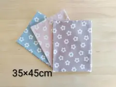 ランチョンマット　オックス　花柄　35×45cm　３枚組