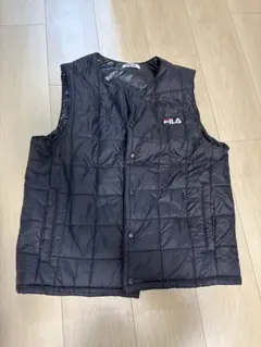 FILA オンヒート電熱中綿ベスト　Mサイズブラック✨