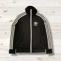 アディダスオリジナルス　トラックジャケット トレフォイル　黒 M 84