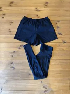 美品！ワークマン　水陸両用ショートパンツとレギンスセット M