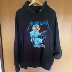 METALLICA☆フードパーカー☆古着のサムネイル