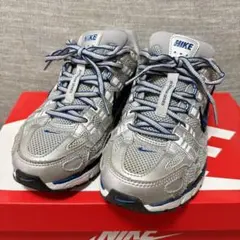 NIKE P-6000 シルバー/ブルー