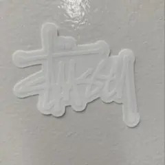 STUSSYステッカーシール白ノベルティ希少非売品のサムネイル