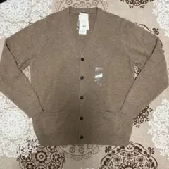 【値下げ】UNIQLO プレミアムラムウール カーディガン XL 32ベージュ