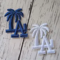 2枚set★ ヤシの木 LA ロサンゼルス アイロンワッペン