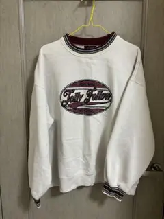 ロゴ入りホワイトスウェット