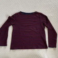 OLDUNIQLO y2k archive ネイビー&赤のロンT Lサイズ