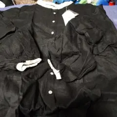 新品未使用 ウバソク バイカラーブラウス