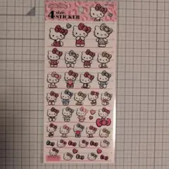 ハローキティ　ギャル　４サイズステッカー