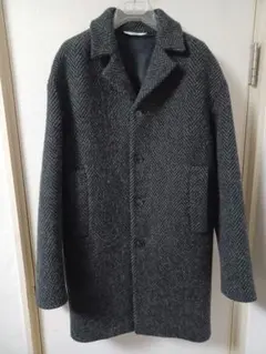最終値下げ！Valentino　チェスターコート　44 ヘリンボーン　ツイード 最終値下げ！Valentino チェスターコート 44 ヘリンボーン