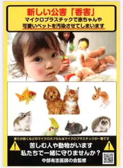 にじの会チラシ 新しい公害「香害」A3２つ折4頁 20枚