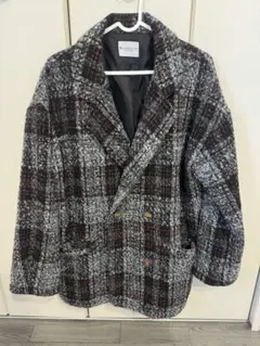 classicalエルフ　テーラードジャケット　チェック