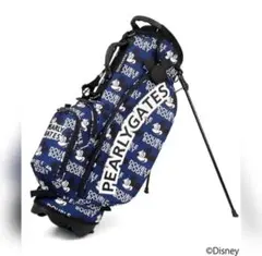 【限定ノベルティ付き】PEARLY GATES キャディバッグ　ミッキーコラボ 限定ノベルティ付き】PEARLY GATES キャディバッグ ミッキー