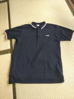 FILA ポロシャツ ブラック Oサイズ