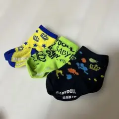 BABYDOLL ベビー靴下 3足セット