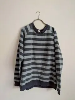 XL　X‐LARGE BRAND　ボーダー長袖トレーナー スウェット